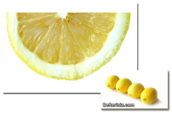 Lamas limon türü meyvesi.