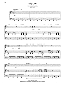 My Life - Billy Joel | PDF - Demo MP3 | Nota, Şarkı Sözü ve Akorları