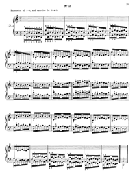 Hanon No:12 PDF | Piyano İçin Egzersizler