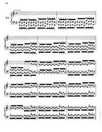 Hanon No:24 PDF | Piyano İçin Egzersizler