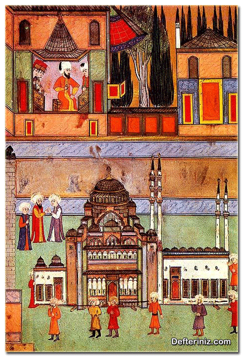 Batılılaşma dönemi Türk resim sanatına bir örnek. Nakkaş Osman, Mimarlar Loncası.