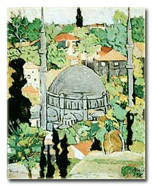 Naile Akıncı Eyüp, 1961, tuval/yağlı boya, 55x46 cm.