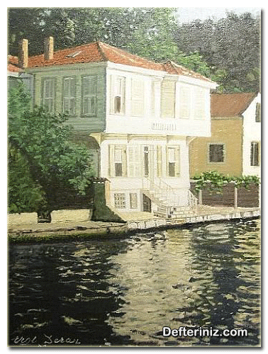 Erol Deran, Kanlıca, 2002, tuval/yağlı boya, 61x46 cm.