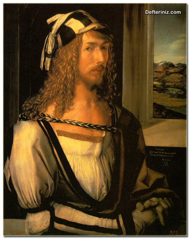İtalya dışındaki rönesans sanatından bir örnek daha. Dürer portre.