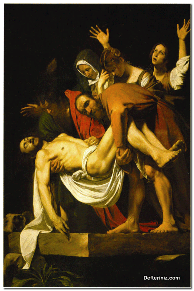 Barok dönemi sanatından bir örnek daha. İsa’nın Mezara Konuluşu (Vatikan).