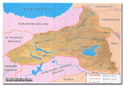 Doğu Anadolu Bölgesi.