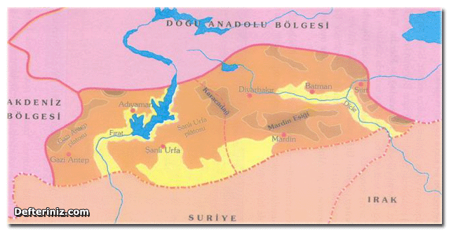 Güneydoğu Anadolu Bölgesi.