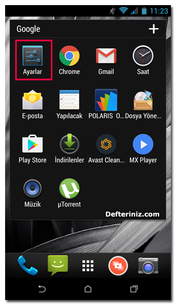 Android İnterneti, Bilgisayarda (PC) Kullanmak Resim:1.