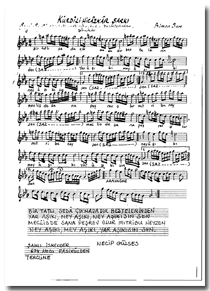 Bir Tatlı Seda Çıkmadadır Bestelerinden